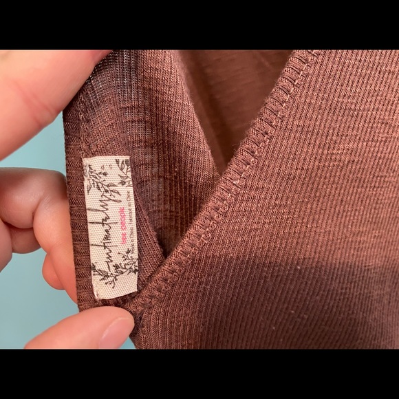 Free People Intimately V Back Tank Top - Picture 3 of 3